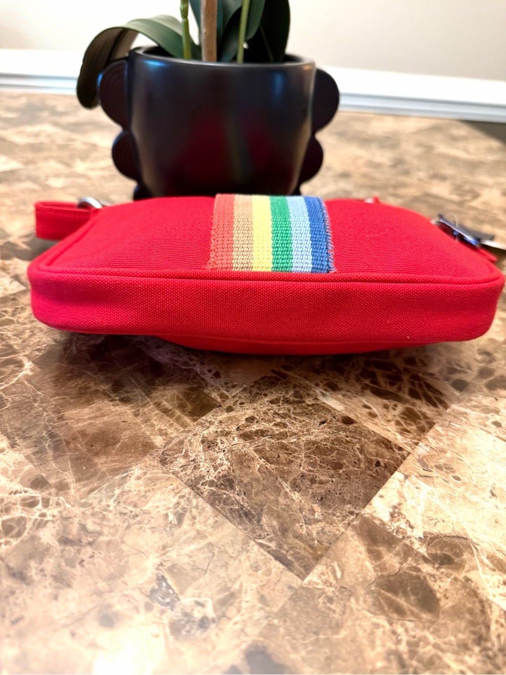 Vintage Marc Jacobs Canvas Rainbow Ribbon Baguette Bag (Made in Italy 🇮🇹) - Picture 6 of 11
